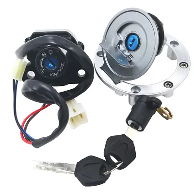Ignition Switch Lock Set Gas Cap Key For Yamaha YZF R1 02-03 R6 03-05 FZ6R 09-14 • $30.28