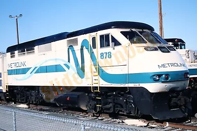 Vtg 2010 Train Slide 878 Metrolink Engine San Bernardino CA X3C009 • $7.50