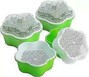  4 Pack Seed Sprouter Tray - Nursery Tray Seed Germination Propagation Trays  • $27.96