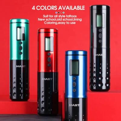 $239.99 • Buy Mast Lancer Wireless Rotary Tattoo Pen Machine 3.5mm Stroke Length Batteries Kit