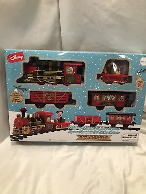 Mickey Mouse Holiday Express Train 12 Piece Set Lights/sound • $22.79