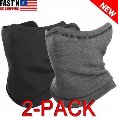 2PACK Fleece Military Neck Gaiter Warmer Cold Weather Cover Scarf Guard Neckwear • $10.89