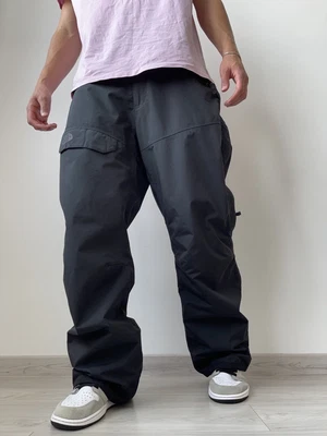 $90 • Buy Vintage The North Face HyVent Pocket Baggy Black Ski Pants
