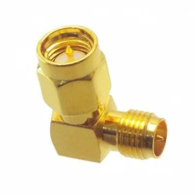 £3.95 • Buy 2 X SMA Male To RP SMA Female Right Angle Connector - UK Seller