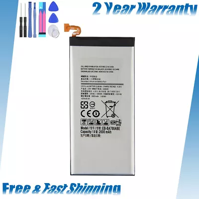 For Samsung Galaxy A7 Battery Replacement EB-BA700ABE 2600 MAh + Tools • £15.98