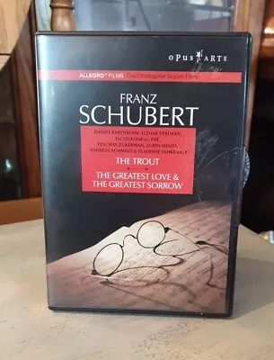 Franz Schubert Unused Sealed DVD The Trout -Greatest Love The Greatest Sorrow • £14.95