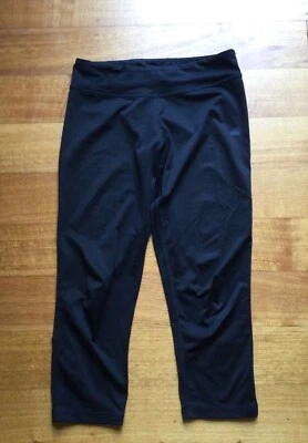 $5.50 • Buy Women’s Adidas 3/4 Black Activewear Pants, Size S, Good Condition