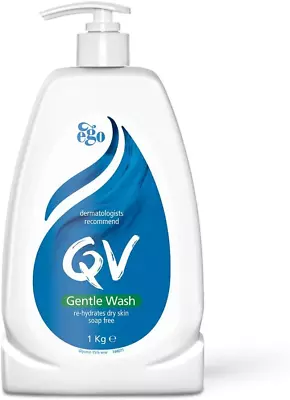 QV Gentle Wash 1Kg - Soap Free Moisturising - Suitable For Dry Skin And Sensitiv • $48.80