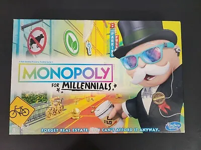 Monopoly For Millennials Board Game-2018-Hasbro • $15.73