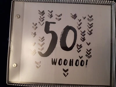 £9.99 • Buy 50TH Birthday A5  SIZE PHOTO ALBUM/SCRAPBOOK/MEMORY BOOK