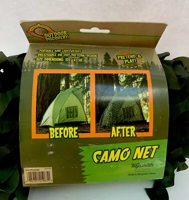 Toysmith Camouflage Netting Woodland Camo Net Sunshade Mesh Cover Hunting Camp • $7.90