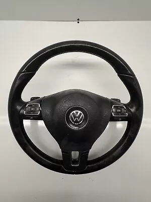Vw Mk6 Golf Jetta GTI TDI Passat Eos Tiptronic Paddles Steering Wheel Complete • $198.95