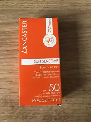 Lancaster Sun Sensitive Luminous Tan Tinted Mattifying Fluid SPF 50 • £35