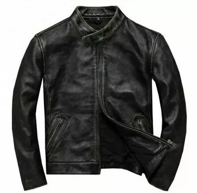 Vintage Wilsons Leather Jacket - Black - Style 6630-01 (Motorcycle / Biker) • $99