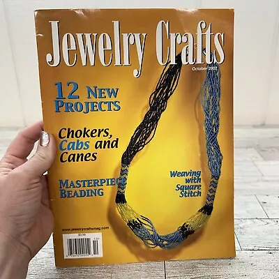 Jewelry Crafts Magazine - October 2002 - Back Issue  Jewelry Making Crafting Y2k • $4.99