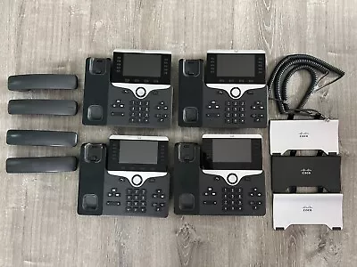 Lot Of 4 Cisco IP Phone 8811 Series Business VOIP Charcoal Gray CP-8811 • $71.24