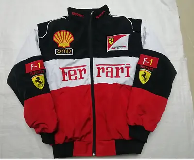 New Black Embroidery EXCLUSIVE JACKET Suit F 1 Team Racing • $47.49