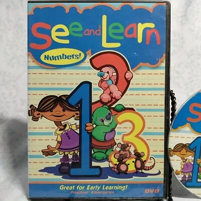 See And Learn Numbers! DVD Preschool Kindergarten Homeschool Early Learning SWB  • $4.24