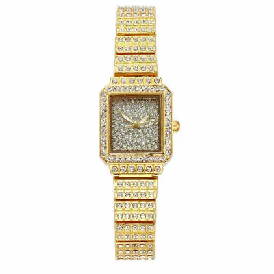 £3.94 • Buy Ladies Wristwatches Crystal Bling Diamond Bracelet Quartz Women Rhinestone Watch