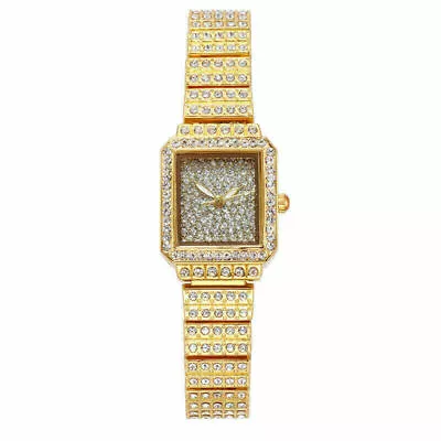 £3.94 • Buy Ladies Wristwatches Crystal Bling Diamond Bracelet Quartz Women Rhinestone Watch