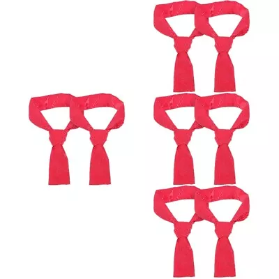  8 Pcs Chef Bow Tie Cotton Work Red Ties For Men Neckerchief • £15.39