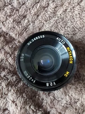 Mitakon Auto MC 1:2.8 28mm Camera Lens OM Mount • £30