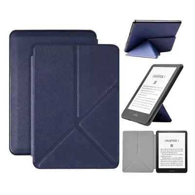 Amazon Kindle Paperwhite 5/Basic 11th Gen Origami Smart Folding Folio Case Cover • $11.95