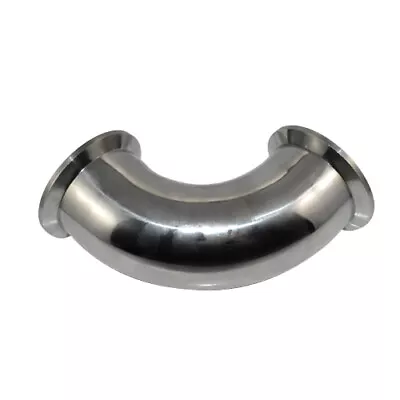 3/4“ - 4” Sanitary 90 Degree Elbow Tri Clamp Ferrule End Stainless Steel 316 • $16.49