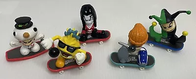 VTG Tech Deck Dudes Lot Of 5 Finger Skateboard Flameboy Jester Rare Toy Figures • $34.99