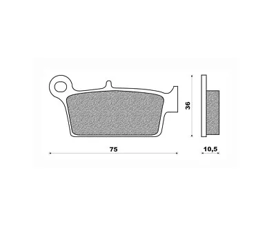 Newfren Brake Pads Sintered For Gas-Gas EC200 MARZOCCHI 2000 2004 To 2007 • $76.64