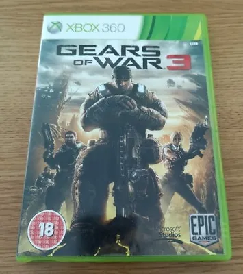 Gears Of War 3 Microsoft Xbox 360 Game FREE P*P • £3.99