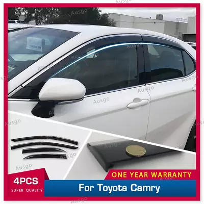 AUSGO Stainless Steel Weather Shields For Toyota Camry 2017-Onwards • $85.99