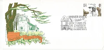 1982 - Maer Hall Tribute To Charles Darwin Event Cover • £1