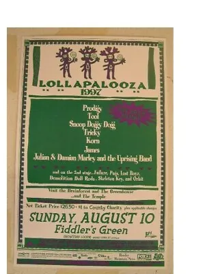 Tool Prodigy Tricky Korn James Handbill Lolla Poster • $169.47