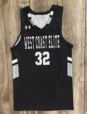 Under Armour West Coast Elite #32 Basketball Game Used Jersey AAU EYBL Men's M • $34.99