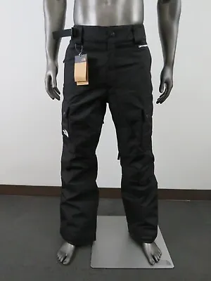 Mens The North Face Slashback Cargo Ski Board Shell Waterproof Snow Pants Black • $135.96