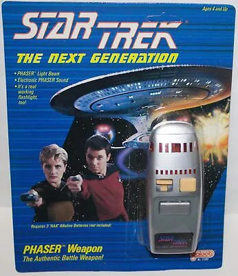 Star Trek: The Next Generation TV Galoob Toy Phaser 1988 MOC From SEALED Case • $29.99