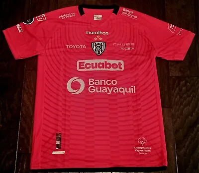 Ecuador Pink Independiente Del Valle Soccer Jersey Marathon 2023 • $59.99