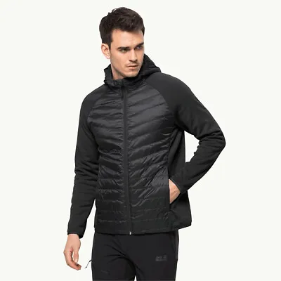 Jack Wolfskin Mens Routeburn Pro Hybrid Jacket (Black) • £70