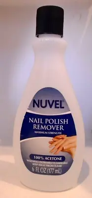 Nuvel Nail Polish Remover Maximum Strength 6oz Bottle • $7.99