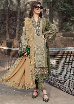 £25 • Buy New Pakistani Indian Unstitched Lawn Suit Designer Inspired Eid Party 3pc Dress