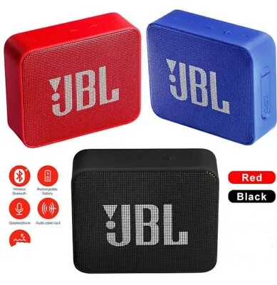 JBL GO 2 Wireless Bluetooth Speaker IPX7 Waterproof 5 Hours Playtime/Orange • $59