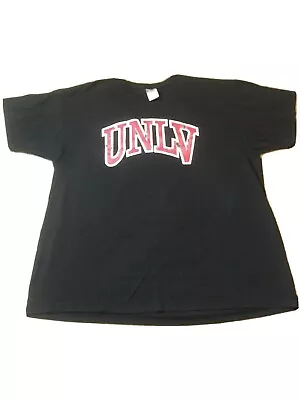 2010 UNLV Soccer Alliance Hey Reb Double Sided Black T Shirt Men Sz 2XL NWOT • $15