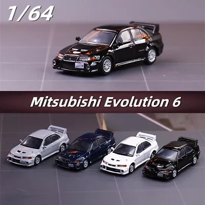 CR JKM 1:64 JDM Lancer Evolution EVO 6 VI Racing Sports Model Toy Metal Car • $17.99