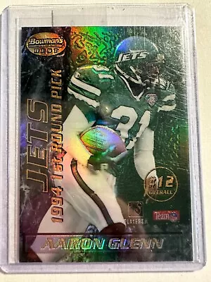 K108304 - 1995 Bowman's Best Mirror Images Refractors #12 A. Glenn/W. Sapp • $6