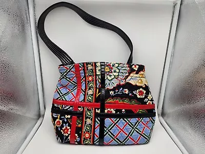 Vera Bradley Versailles Crossroads Tote Shoulder Bag Handbag Floral Patchwork • $15