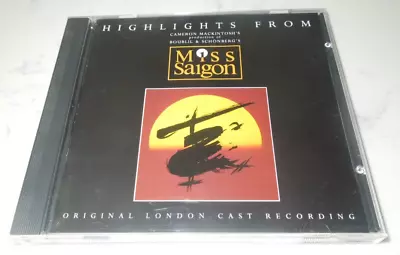 Highlights From Miss Saigon (Original 1989 London Cast Recording) - Music CD • $1.25