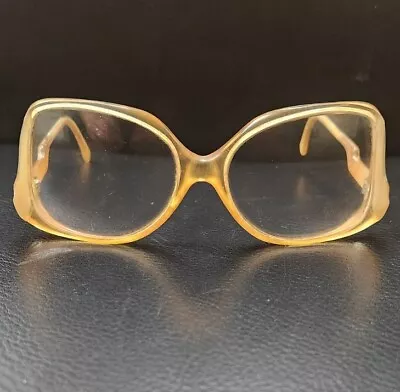 Vintage 80s Oversized Drop Arm Eyeglasses Glasses Frames Womens • $14.99