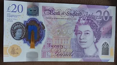 Rare £20 Note With Errors (Scar The Neck Of Queen Ll Plus Others!) • £140