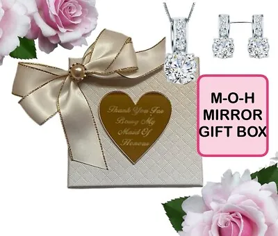 Maid Of Honour Personalised Jewellery Gift Set FREE GIFT  Jewellery Necklace Set • £29.99